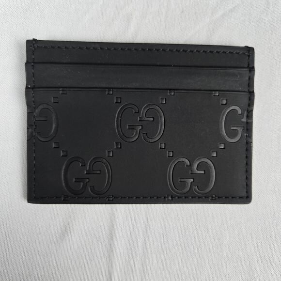 Gucci Monogram Supreme GG Rubber effect Card Case or Holder - Picture 1 of 7